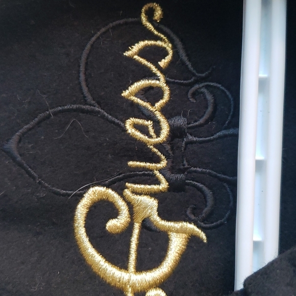 Guess Wool Blend Peplum Double Breasted Jacket - Picture 6 of 11